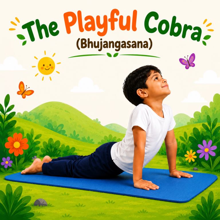 The Playful Cobra - Bhujangasana Kids Yoga